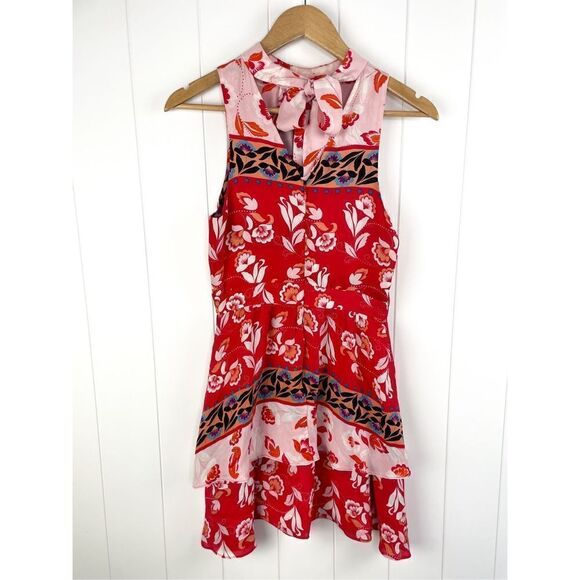 PARKER Aurora Silk Mini Dress In Talavera 0 - Picture 9 of 16